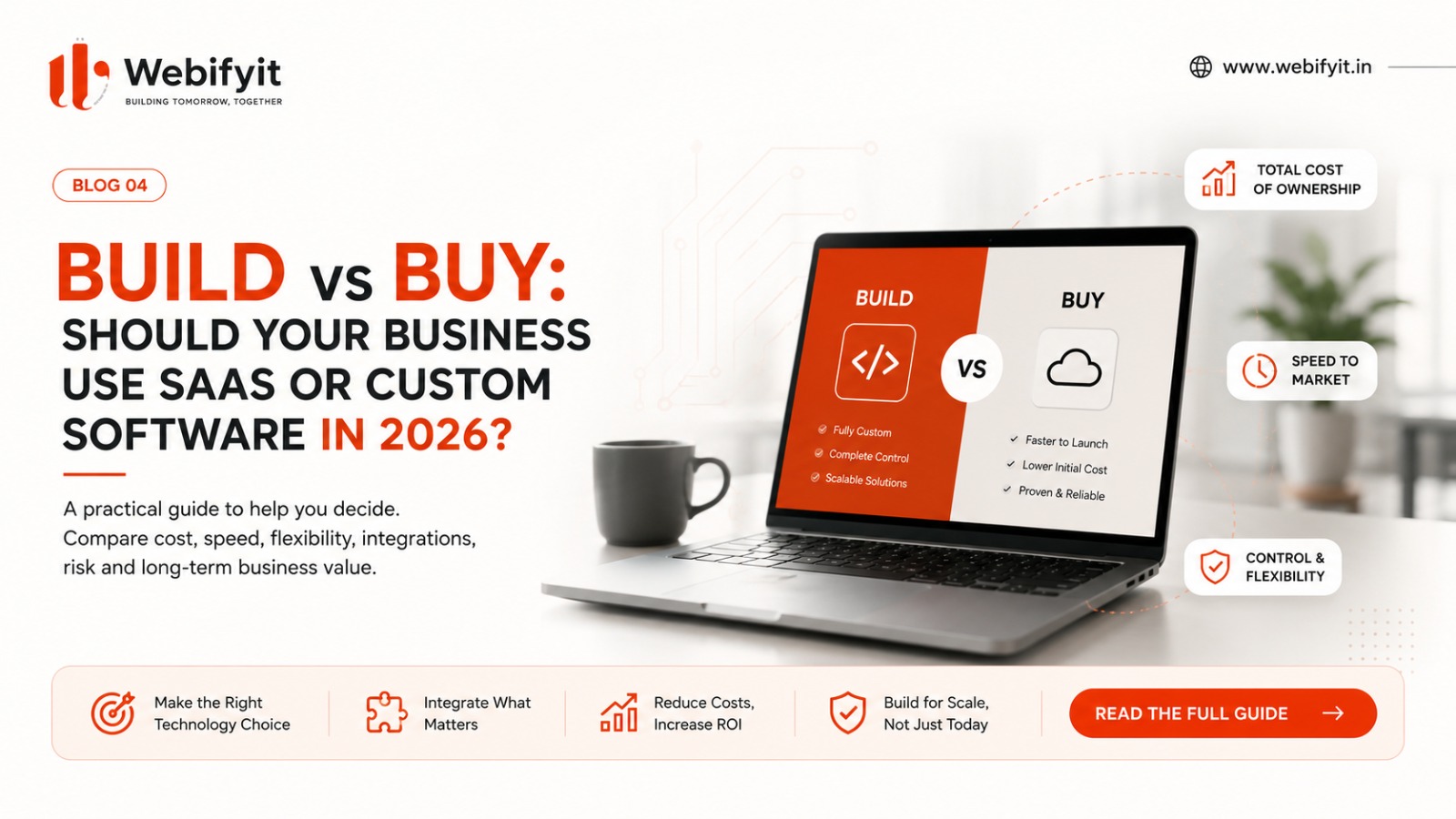 Build vs Buy: Should Your Business Use SaaS or Custom Software in 2026?